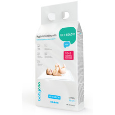 Пелюшки одноразові BabyOno 40х60, 10+2 шт Пелюшки одноразові BabyOno 40х60, 10+2 шт
