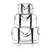 Комплекти прозорих сумок COMFORT, графітовий